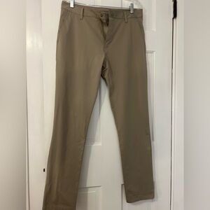 Rhone- commuter pant slim - khaki 32x32